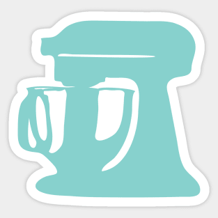 In The Kitchen — Turquoise Sticker